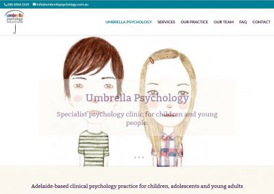 website for Umbrella Psychology