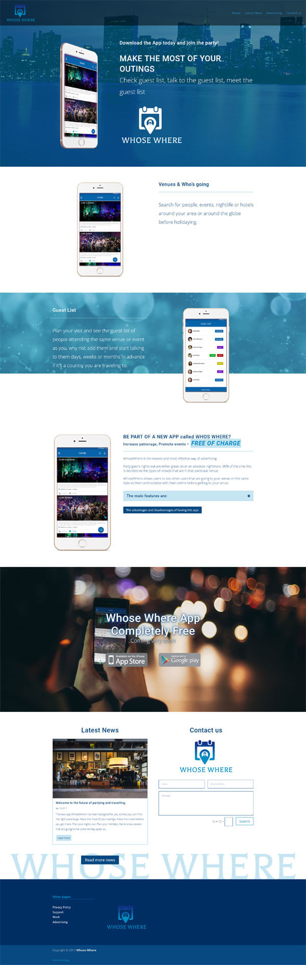 website design in Adelaide for whosewhere website design in Adelaide for whosewhere