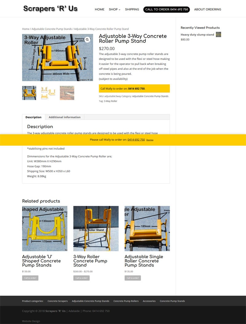 scrapersrus Concrete pump scrapers, stands and rollers scrapersrus Concrete pump scrapers, stands and rollers