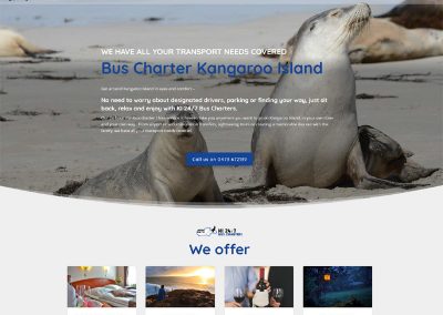 website design for kangaroo island bus charters