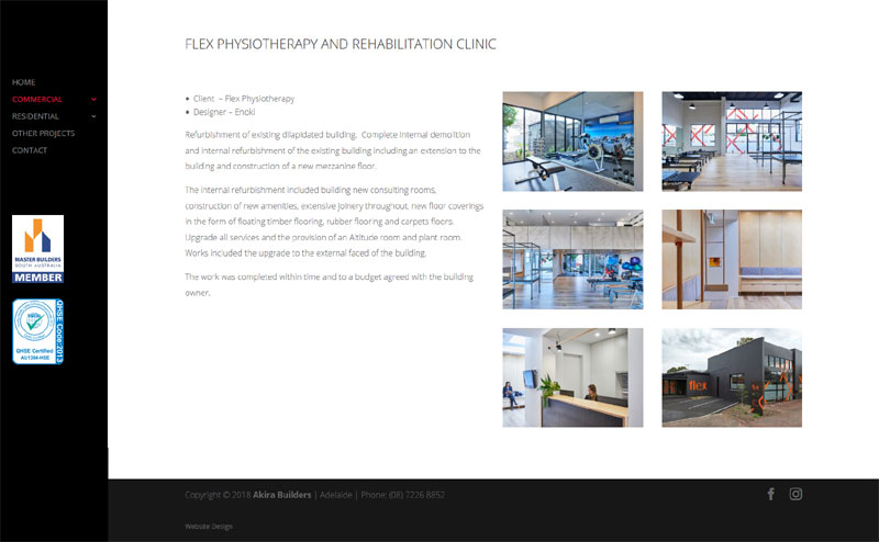 website design adelaide small business website akira builders website design adelaide small business website akira builders