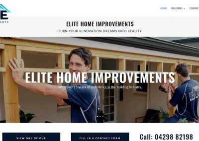 website for elite home improvements