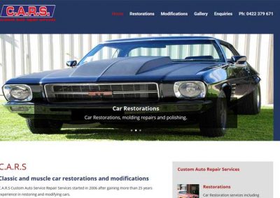 website design for cars lonsdale adelaide