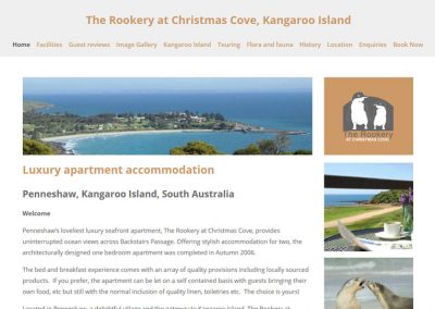 holiday rental kangaroo island website booking