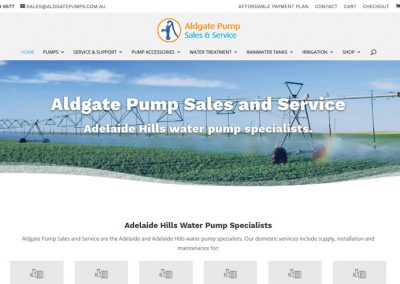 website design aldgate pumps adelaide