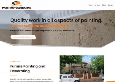 website design painting business adelaide