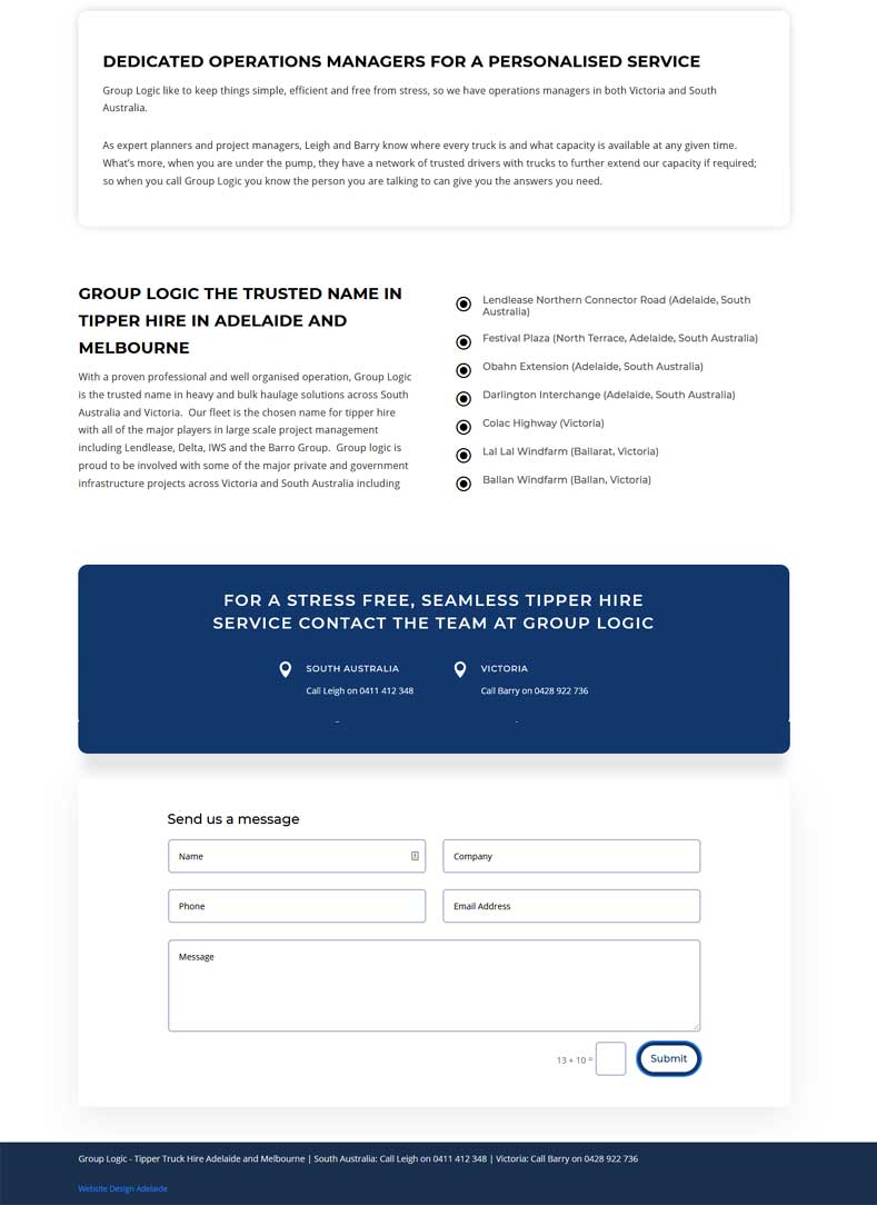 website design for group logic in adelaide website design for group logic in adelaide