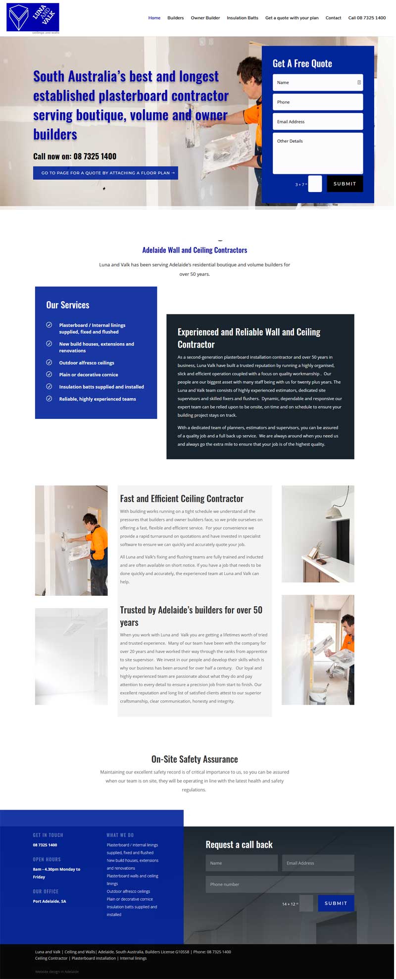 lunavalk-website-design website design business adelaide