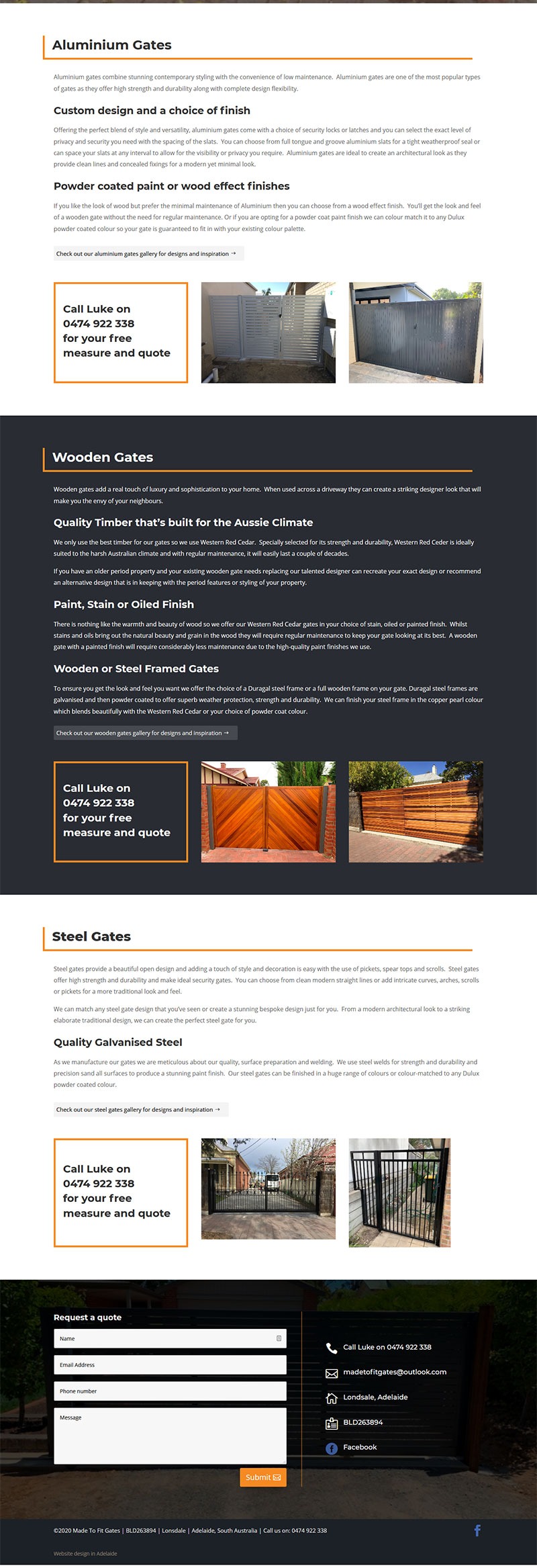 website design made to fit gates Lonsdale Adelaide website design made to fit gates Lonsdale Adelaide