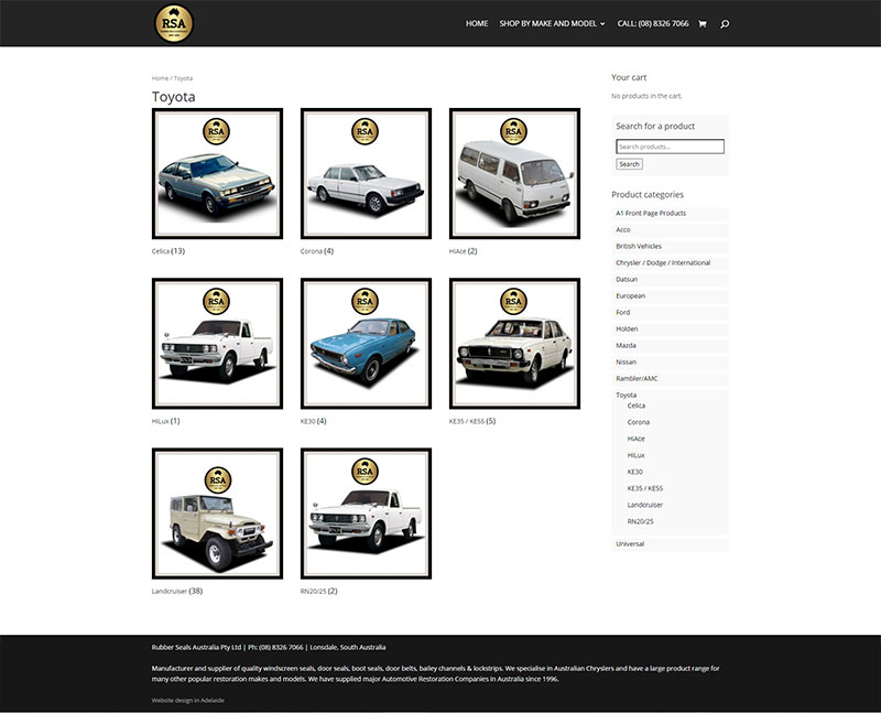 ecommerce website design agency adelaide