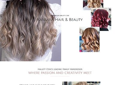 hairdressing website design in adelaide