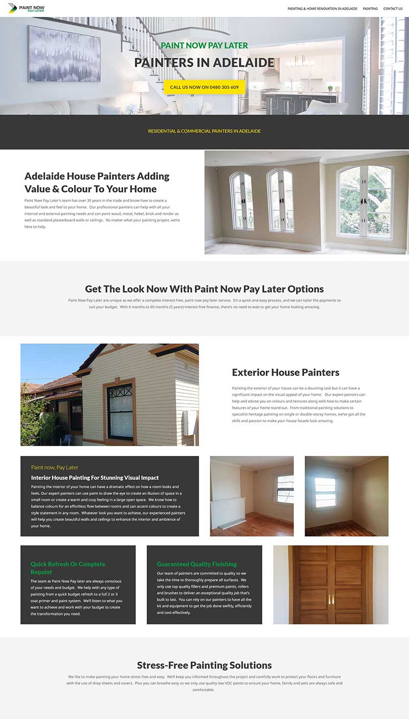 website design for painting business painter website design for painting business painter
