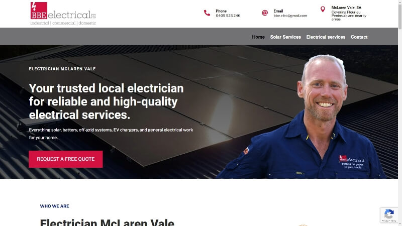 web design electrician Adelaide web design electrician Adelaide