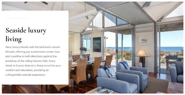 website design website for holiday rental accommodation
