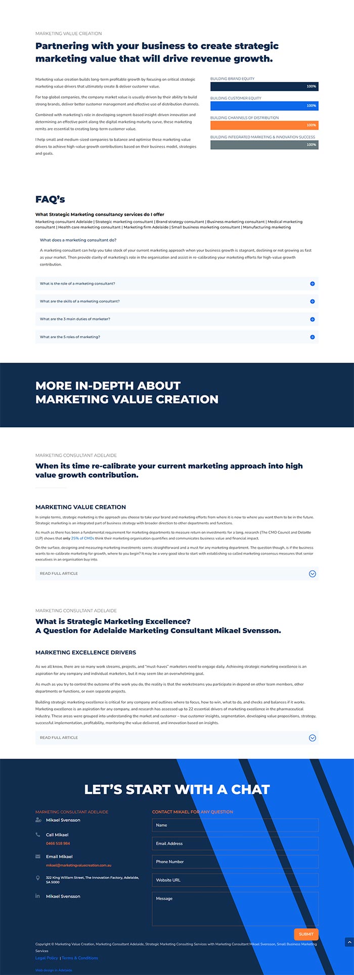 website design for marketing consultant in Adelaide website design for marketing consultant in Adelaide