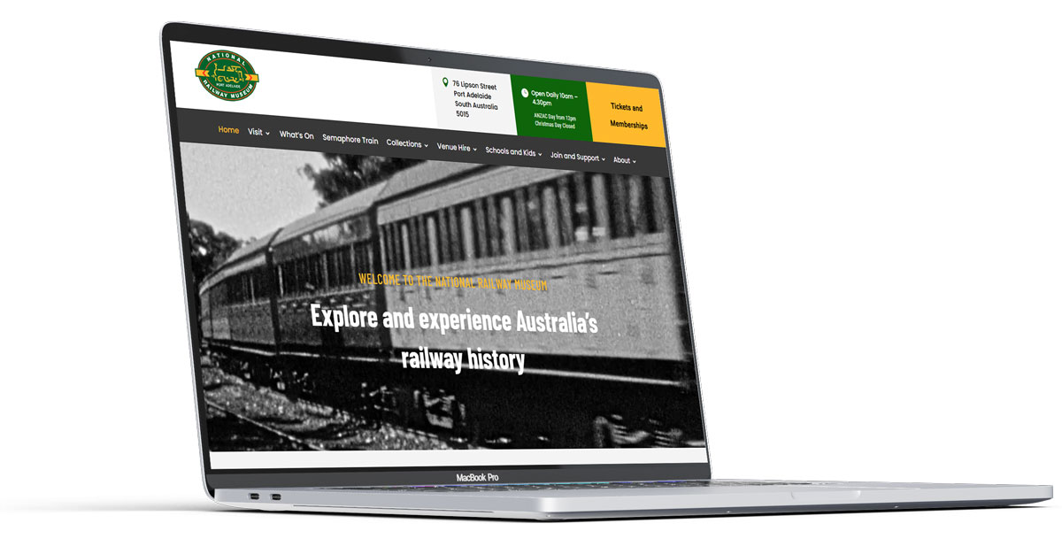 web design for National Railway Museum web design for National Railway Museum