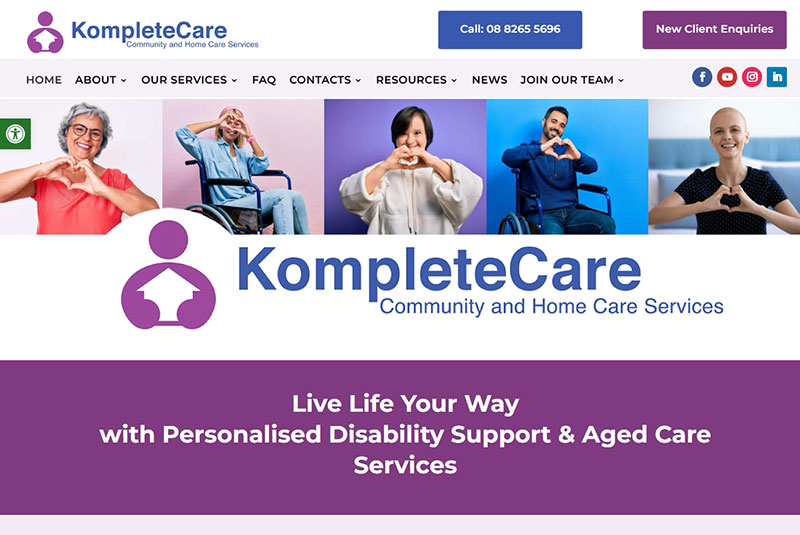 NDIS website design Adelaide NDIS website design Adelaide