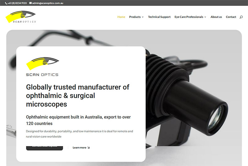 web design scanoptics