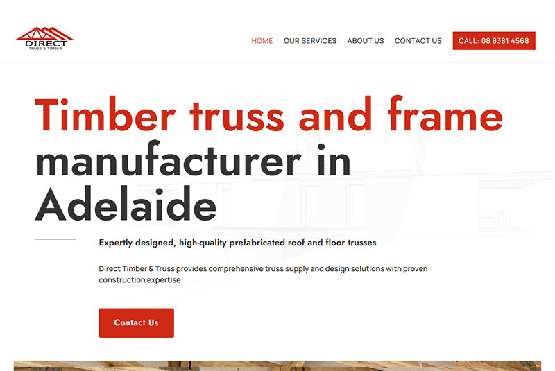 timber truss and frame web design